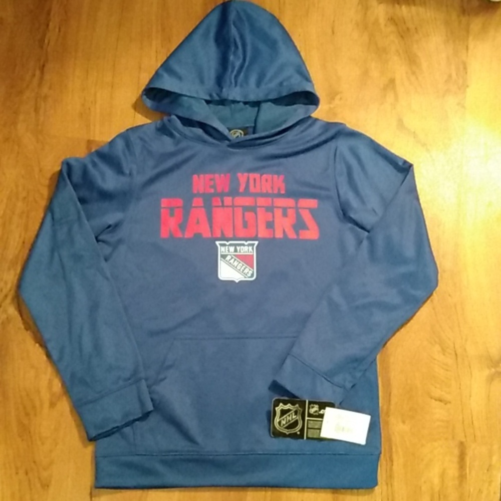 NWT blue boys 12/14 Ranger hoodie